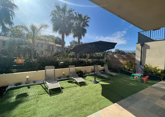 דירה Jardin Et 2 Centre St Florent סן פלורן